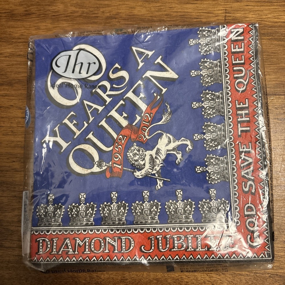 Emma Bridgewater 60 Years A Queen Diamond Jubilee Paper Lunch‎ Napkins Pkg Of 20